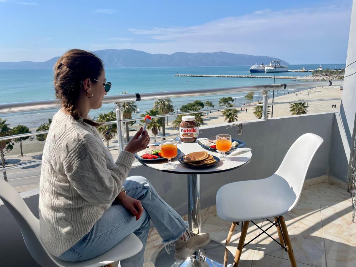 Sea View Apartment Vlora Kültér fotó